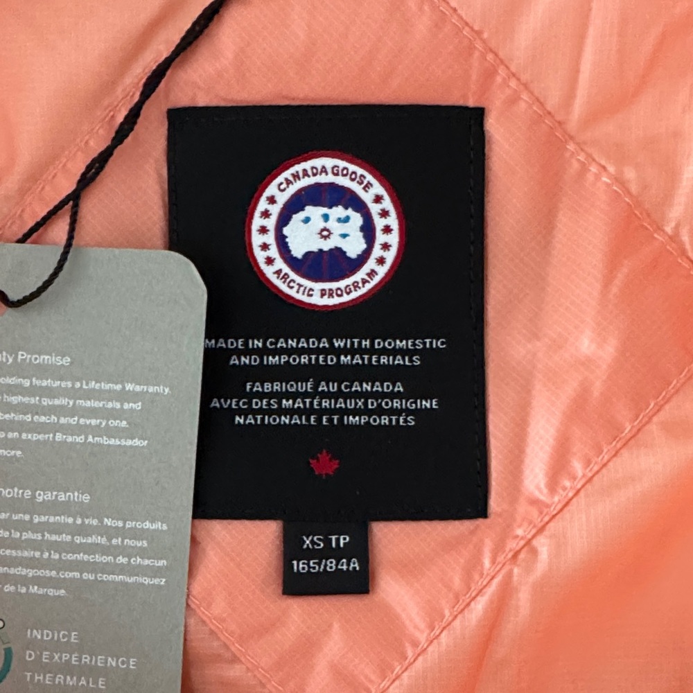 Canada Goose Coral Daylily Quilted Down Vest - Picture 4 of 7